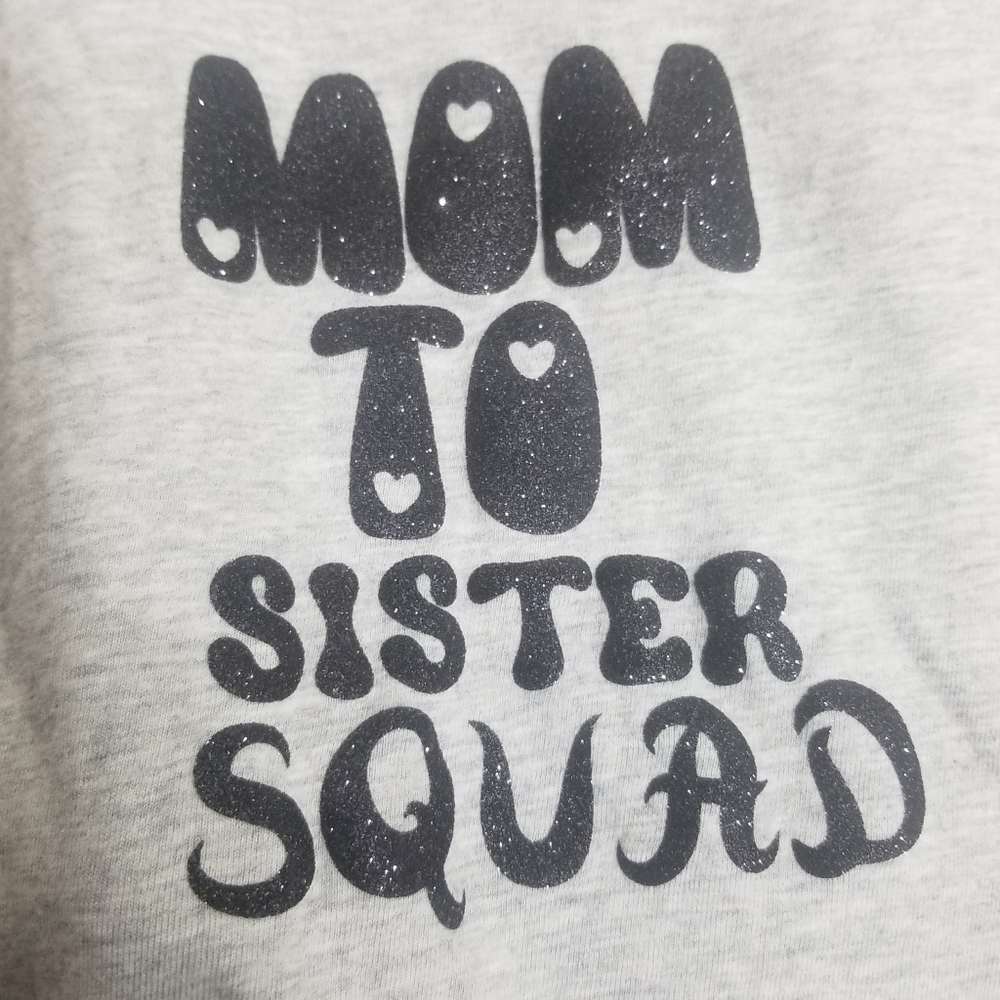Home-embellished 'Mom To Sister Squad' shirt - Picture 4 of 9